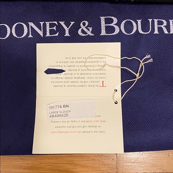 Dooney & Bourke Tan and Black Nubuck Shoulder Bag - Picture 8 of 14